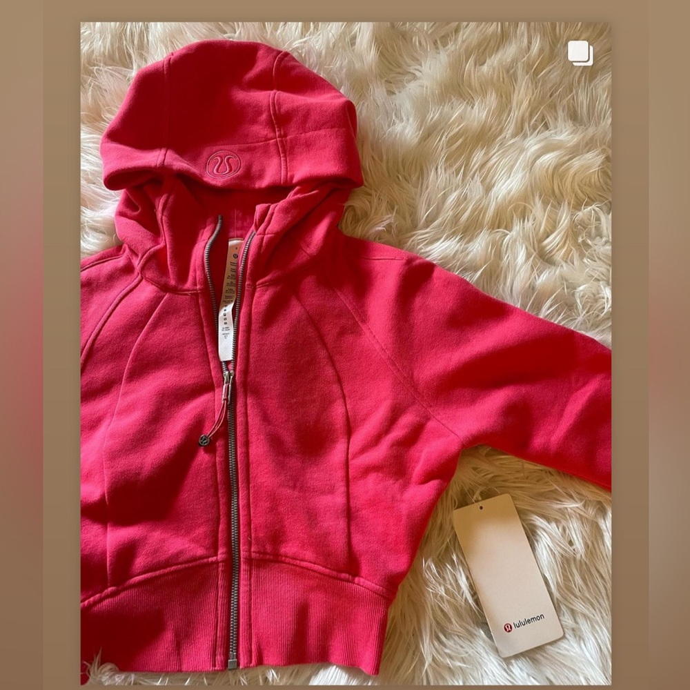 Scuba Full-Zip Cropped Hoodie